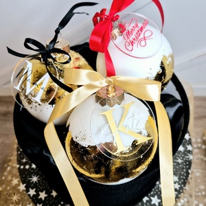 Füstfóliás karácsonyfa gömb csomag bilétával-6 db-os - karácsony - karácsonyi lakásdekoráció - karácsonyfadíszek - Meska.hu