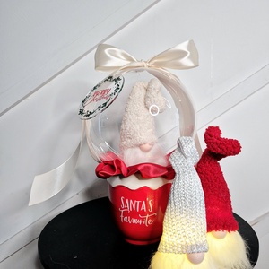 Mini manós karácsonyi léggömbcsokor - Meska.hu