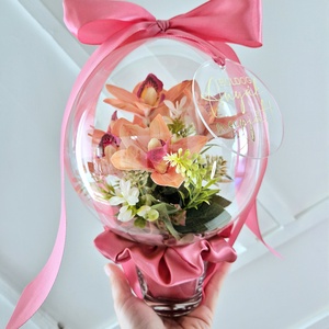 Mini csokros ochidás léggömbcsokor - Meska.hu