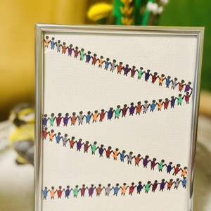 WeWu Összefogás - Lánc - művészet - grafika & illusztráció - egyéb rajzok - Meska.hu