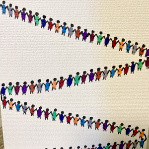 WeWu Összefogás - Lánc - művészet - grafika & illusztráció - egyéb rajzok - Meska.hu