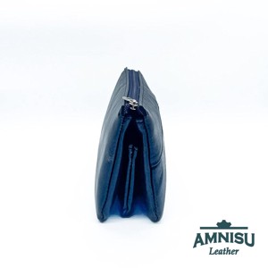 Acél kék egyenes kristály köves női pénztárca G6007 -  - Meska.hu