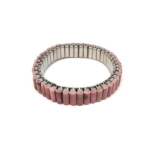 Rodonit rugalmas fém karkötő 10mm, Ékszer, Karkötő, Ásványkarkötő, , MESKA