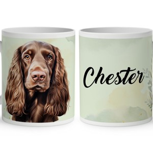 Névvel kérhető - Barna angol cocker spániel portré mintás bögre, Otthon & Életmód, Konyhafelszerelés, tálalás, Tálalás, Bögre & Csésze, , MESKA