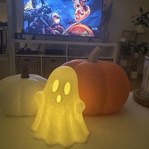 Világító kis szellem � Halloween dekoráció - otthon & életmód - dekoráció - halloween - halloweeni asztaldísz - Meska.hu