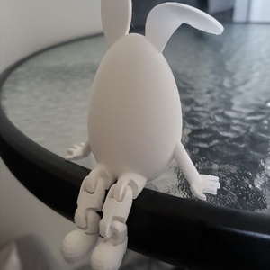 3D nyomtatott nyuszi figura � polcdísz, Otthon & Életmód, Dekoráció, Asztal és polc dekoráció, Asztaldísz, Mindenmás, MESKA