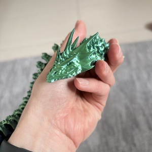 Nagy méretű 40 cm-es hajlítható sárkány - otthon & életmód - dekoráció - dekoratív figurák és szobrok - Meska.hu