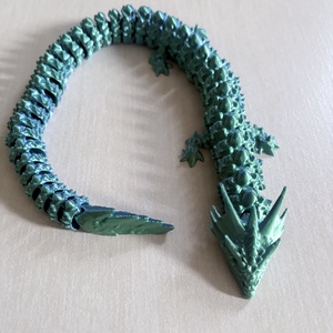 Nagy méretű 40 cm-es hajlítható sárkány - otthon & életmód - dekoráció - dekoratív figurák és szobrok - Meska.hu