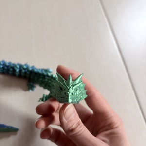 Nagy méretű 40 cm-es hajlítható sárkány - otthon & életmód - dekoráció - dekoratív figurák és szobrok - Meska.hu