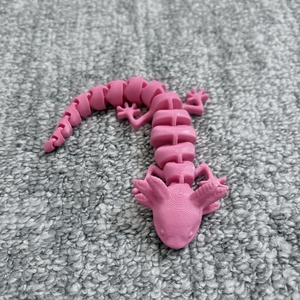 Rózsaszín, hajlékony (artikulált) 3D nyomtatott axolotl  - Meska.hu