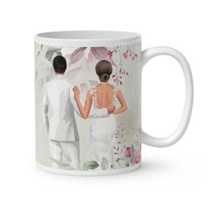 Kérd a neveddel - Esküvőnk napja mintás bögre - otthon & életmód - konyhafelszerelés, tálalás - tálalás - bögre & csésze - Meska.hu