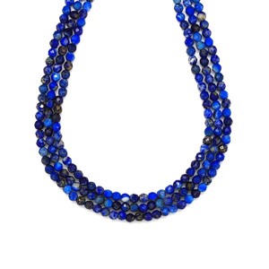 Lapis lazuli fazettált golyó 3,5mm, Kellékek & szerszámok, Ásvány alapanyag, Ásványfüzér, , MESKA
