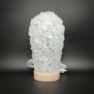 Lámpa USB Hegyikristály henger 15cm, Kellékek & szerszámok, Ásvány alapanyag, Ásvány lámpa, , MESKA