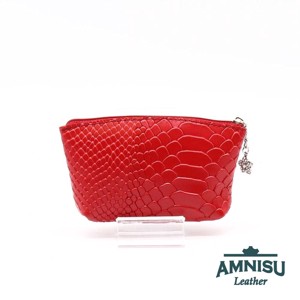 Piros kígyómintás kettő cipzáras kulcstartó B5007 - táska & tok - kulcstartó & táskadísz - kulcstartó - Meska.hu