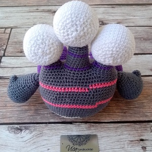 Horgolt szörnyecske - játék & sport - plüssállat & játékfigura - szörnyike - Meska.hu