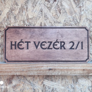 Házszám tábla - Dekor 9 - otthon & életmód - ház & kert - házszám - Meska.hu