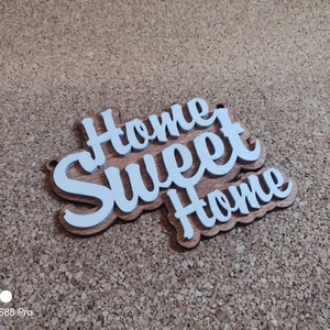 Édes otthon ajtódísz, akasztó - otthon & életmód - dekoráció - ajtó- és ablak dekoráció - ajtódísz & kopogtató - Meska.hu