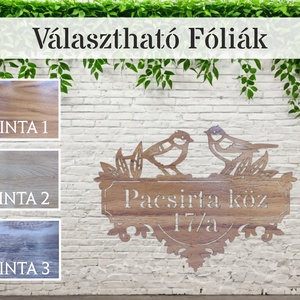 Házszám tábla - PL9 - Madár - otthon & életmód - ház & kert - házszám - Meska.hu