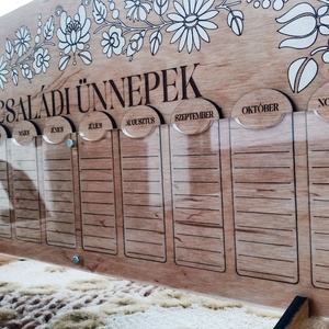 Családi öröknaptár - Új generációs - CN1 - otthon & életmód - dekoráció - fali és függő dekoráció - falinaptár & öröknaptár - Meska.hu