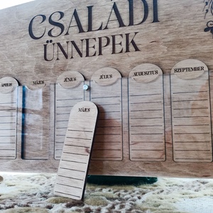 Családi öröknaptár - Új generációs - CN2 - otthon & életmód - dekoráció - fali és függő dekoráció - falinaptár & öröknaptár - Meska.hu