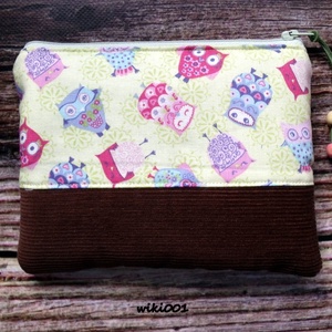 Bagoly banda- kord pamutvászon neszi - táska & tok - neszesszer - Meska.hu