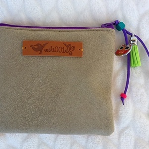 Baglyos pici neszesszer bőr háttal -  - Meska.hu