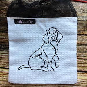 Beagle öko zsák, Táska & Tok, Zöldség/Gyümölcs zsák, Bevásárlás & Shopper táska, Varrás, Hímzés, MESKA