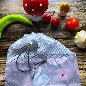 Hattyús öko zsák, Táska & Tok, Bevásárlás & Shopper táska, Kenyeres zsák, Varrás, MESKA