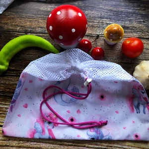 Hattyús öko zsák - táska & tok - bevásárlás & shopper táska - zöldség/gyümölcs zsák - Meska.hu