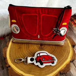 RENDELÉSRE KÉSZÜL! - Vw Beetle műbőr tok-neszesszer és kulcstartó - táska & tok - neszesszer - Meska.hu