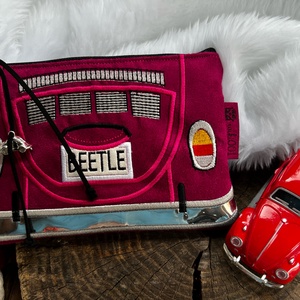 Vw Beetle műbőr tok-neszesszer és kulcstartó - táska & tok - neszesszer - Meska.hu