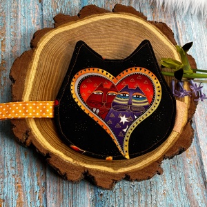 Laurel Burch Cicás tok, pénztárca  - táska & tok - neszesszer - Meska.hu