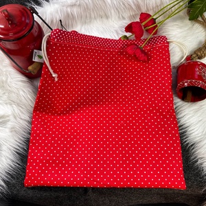 Kenyeres zsák-Pipacsos hímzett- öko zsák-vastag erős anyagból - táska & tok - bevásárlás & shopper táska - kenyeres zsák - Meska.hu