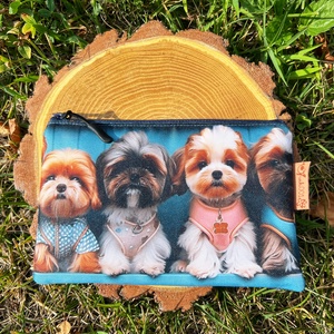 Bichon -Kutyás tolltartó-neszesszer - Meska.hu