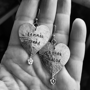 Lennék zenéd.... fülbevaló - Meska.hu