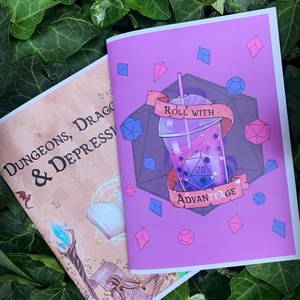 Dungeons and Dragons karakter napló - otthon & életmód - papír, írószer - jegyzetfüzet & napló - Meska.hu