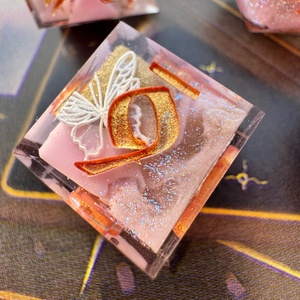 [Pink Tarot] - 7 darabos kocka készlet  - játék & sport - táblajáték és kártyajáték - társasjátékok - Meska.hu