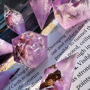 [Amethyst Mage]  - szilánk kocka készlet  - játék & sport - táblajáték és kártyajáték - társasjátékok - Meska.hu