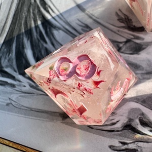 [Sakura Storm] - 7 darabos kocka készlet  - játék & sport - táblajáték és kártyajáték - társasjátékok - Meska.hu