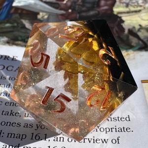 [Everpetal] - 35mm d20 single kocka - játék & sport - táblajáték és kártyajáték - társasjátékok - Meska.hu