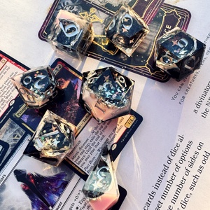 [Nightborn Geode] - 7 darabos kocka készlet  - Meska.hu