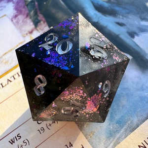 [Chromatic] - 35mm d20 single kocka - játék & sport - táblajáték és kártyajáték - társasjátékok - Meska.hu