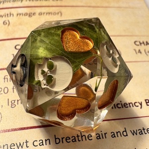 [Lucky Charm] - Death Save d20 - játék & sport - táblajáték és kártyajáték - társasjátékok - Meska.hu
