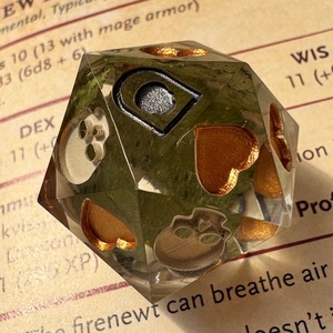 [Lucky Charm] - Death Save d20 - játék & sport - táblajáték és kártyajáték - társasjátékok - Meska.hu