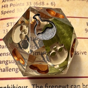 [Lucky Charm] - Death Save d20 - játék & sport - táblajáték és kártyajáték - társasjátékok - Meska.hu