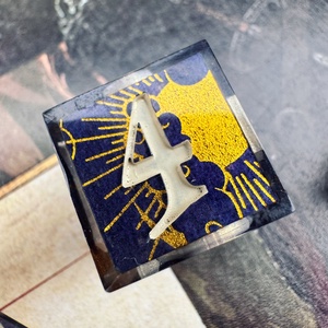 [Golden Tarot] - 7 darabos kocka készlet  - játék & sport - táblajáték és kártyajáték - társasjátékok - Meska.hu