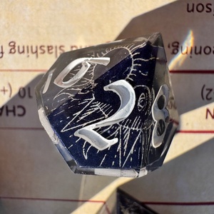 [Silver Tarot] - 7 darabos kocka készlet  - játék & sport - táblajáték és kártyajáték - társasjátékok - Meska.hu