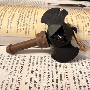 [Barbarian] - D20 tartó charm - táska & tok - kulcstartó & táskadísz - kulcstartó - Meska.hu