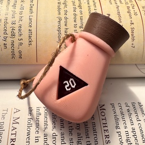[Potion] - D20 tartó charm - Meska.hu