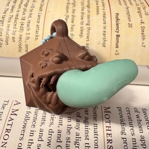 [Mimic] - D20 tartó charm - Meska.hu